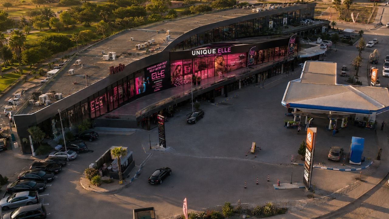 L'espace d'entraînement du club ELLE à Bouskoura
